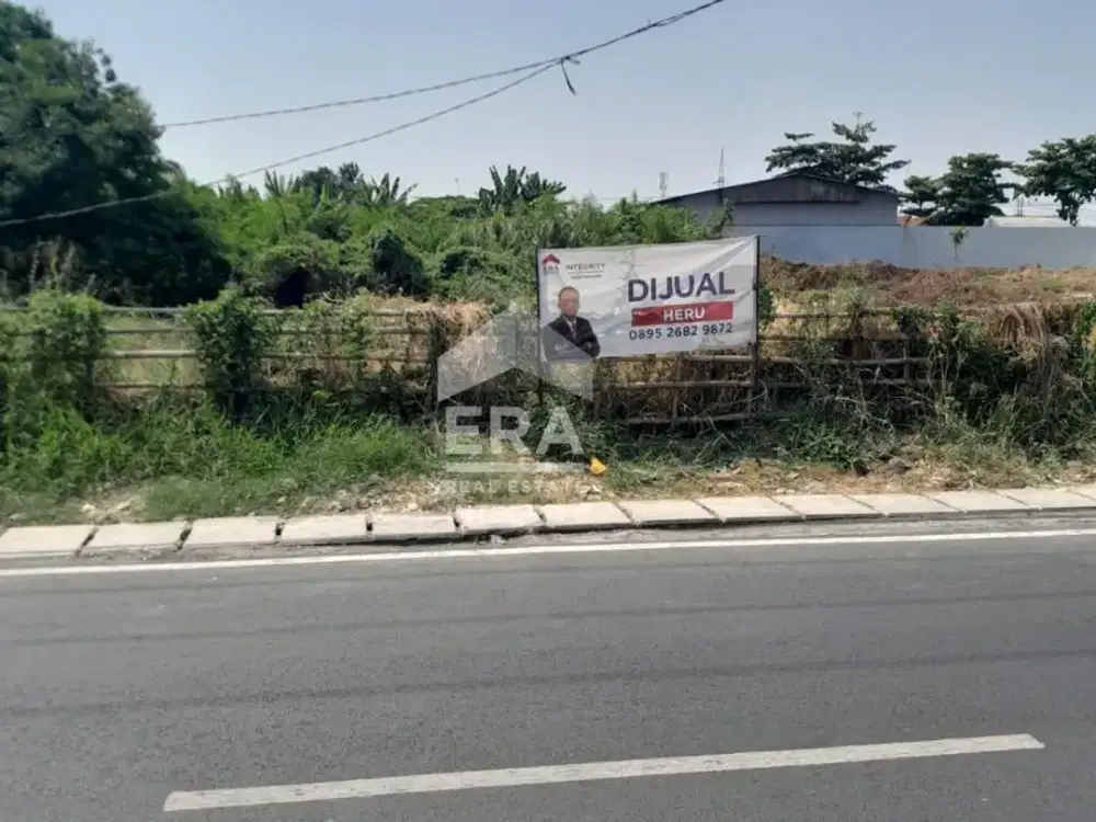 Dijual Super Murah Tanah Kavling Komersial di Jalan Raya Utama Surotokunto, Karawang