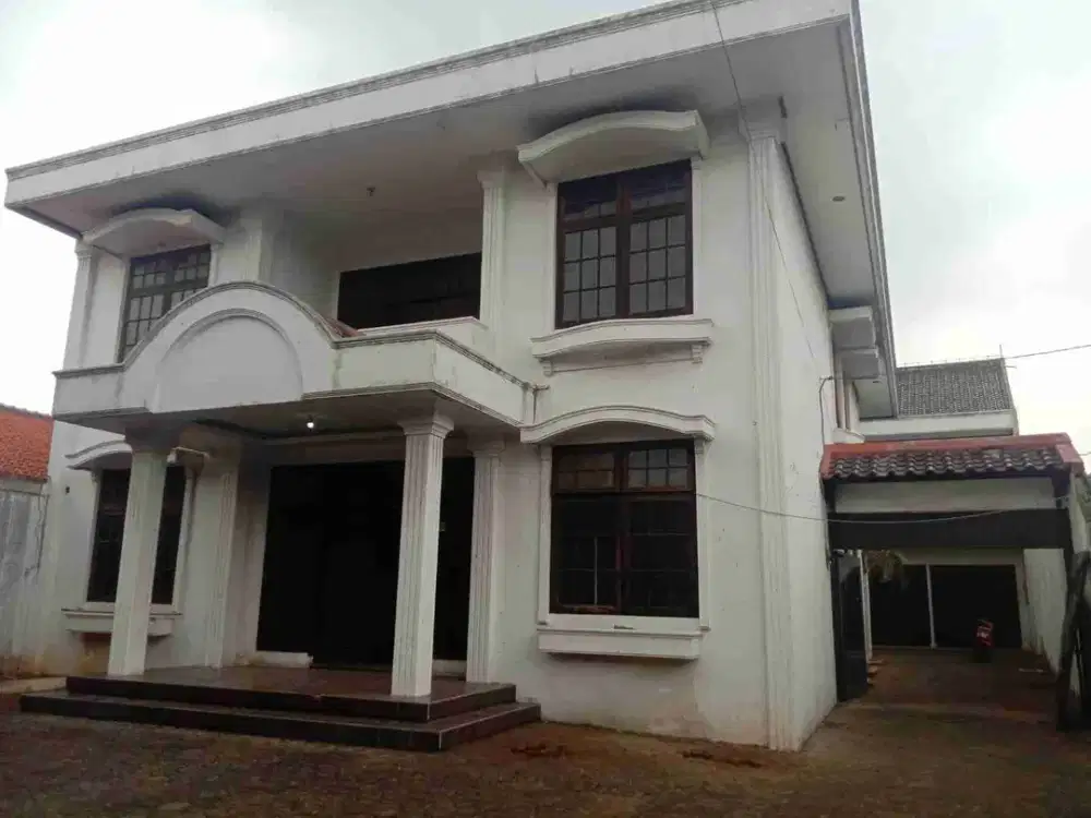 Rumah hitung tanah bisa untuk kantor gudang workshop di jatibening pinggir jalan bebas banjir