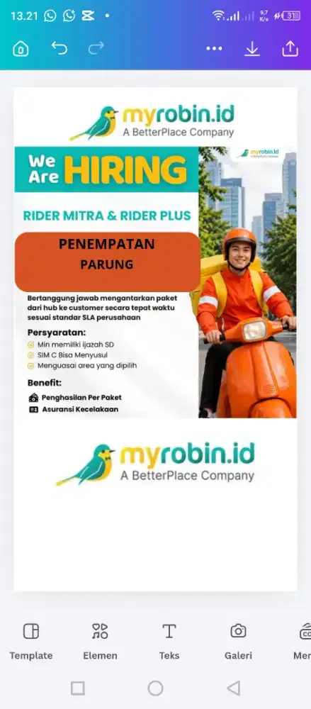 Kurir Motor & Driver Shopee Express