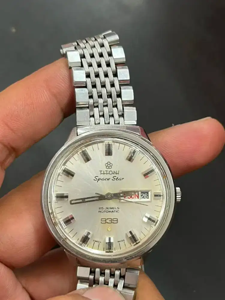Jam tangan titoni vintage jadul