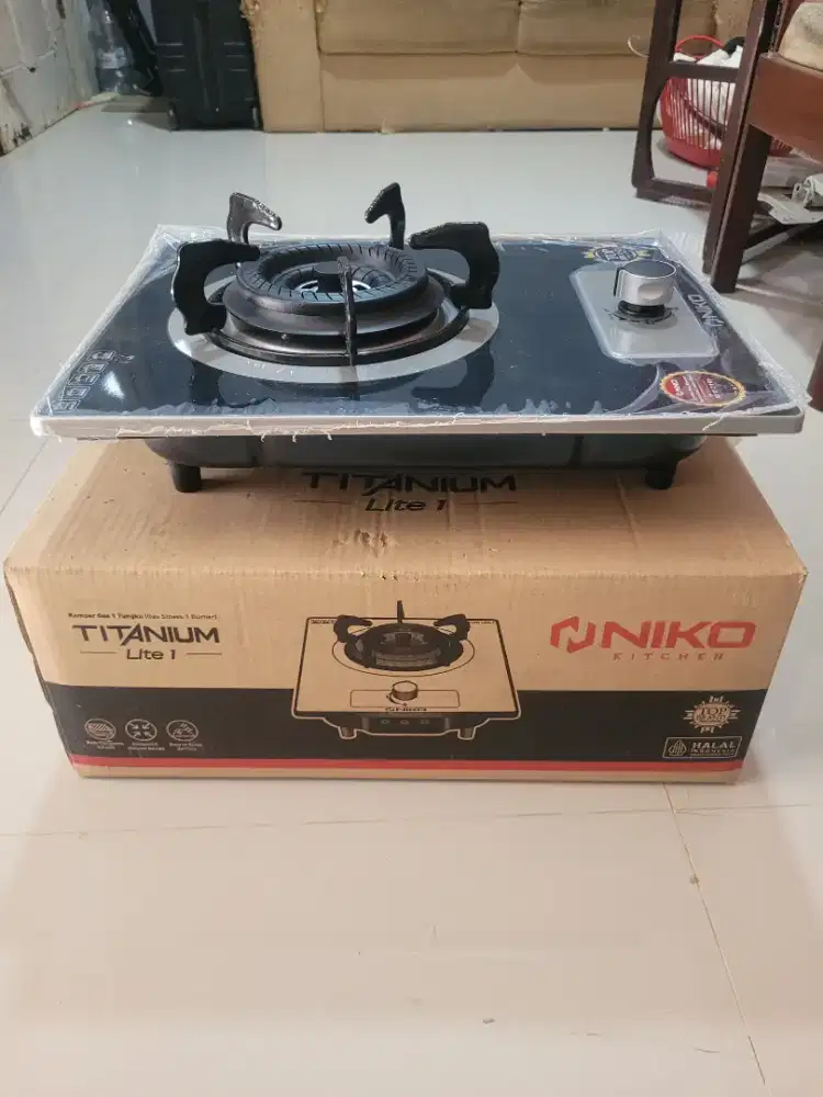 kompor tanam niko titanium lite 1 tungku