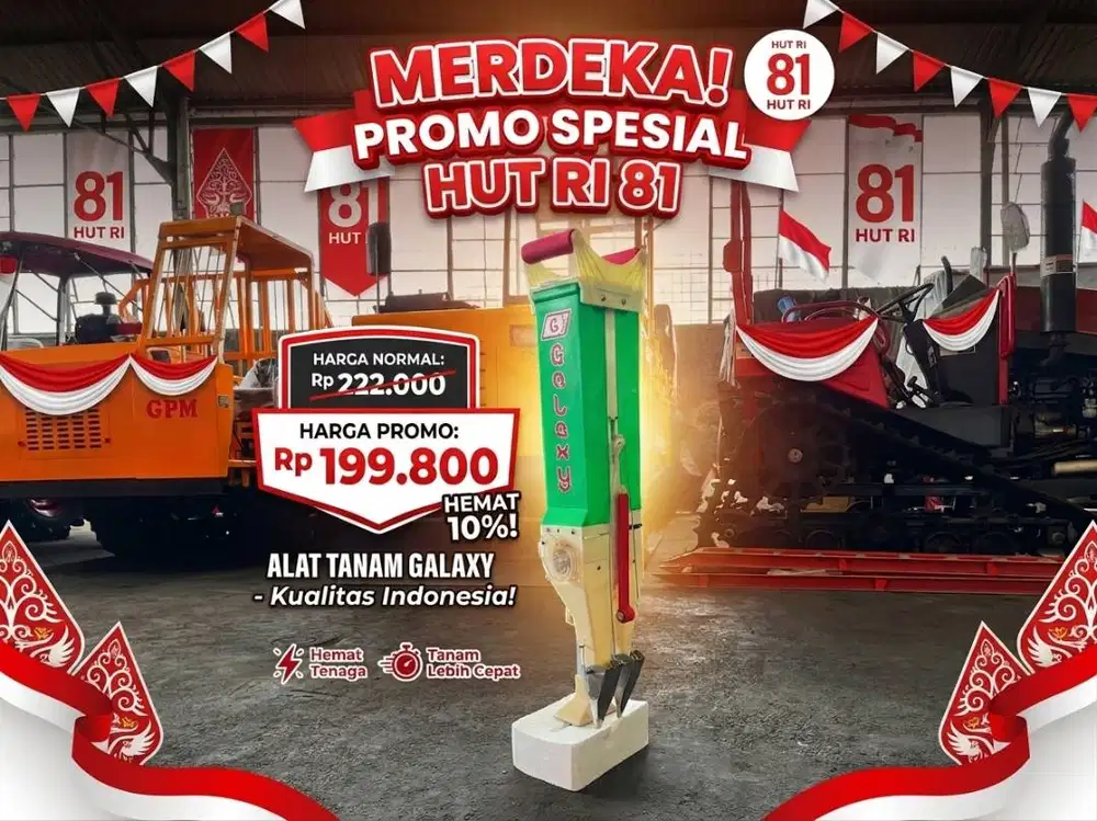 Alat Tanam Benih Biji Bijian - Alat Tanam Jagung Merk Galaxy PDBS