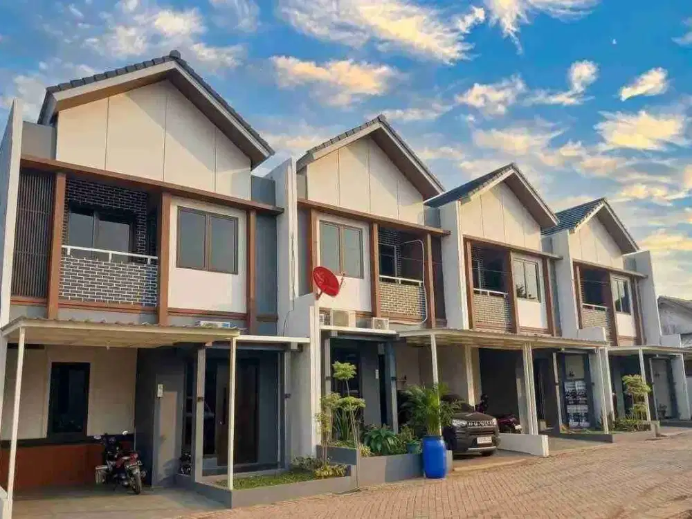 Rumah Scandinavian Diskon Puluhan Juta akses 7 menit ke Stasiun LRT Cibubur