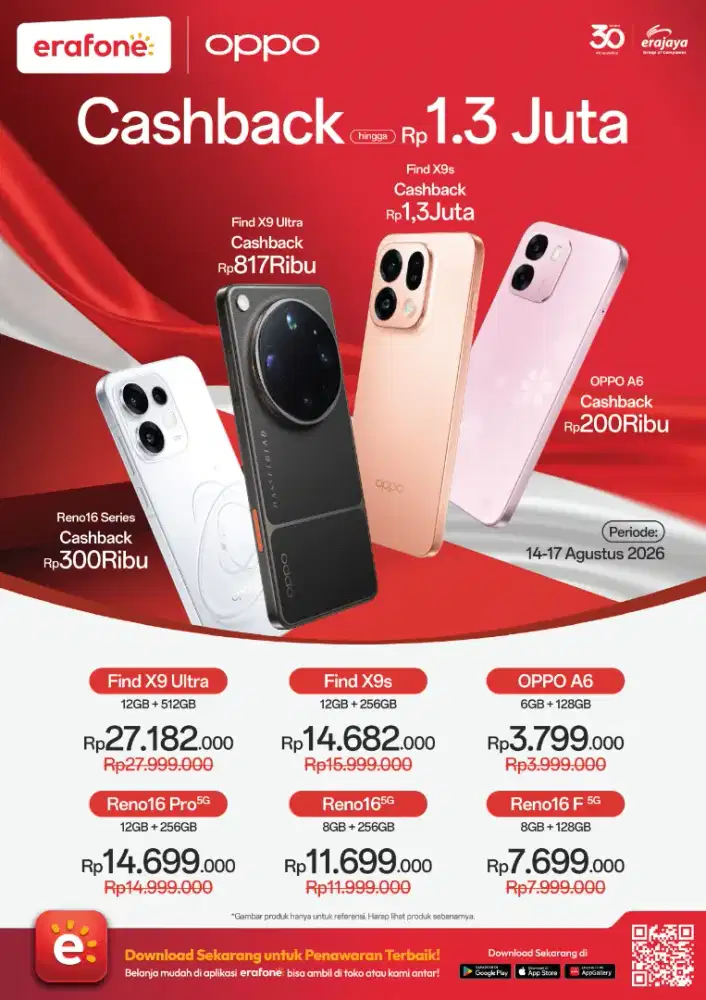 PROMO CASHBACK OPPO SPESIAL KEMERDEKAAN