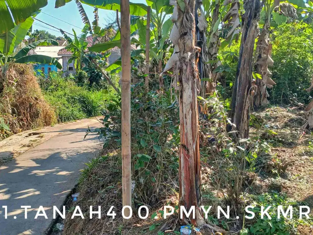 Dijual tanah matang padat datar pinggir jalan akses mudah asri