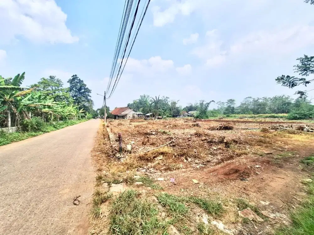 Dijual Tanah Kavling SHM, 1 juta-an/m2 Dekat Stasiun Jatake