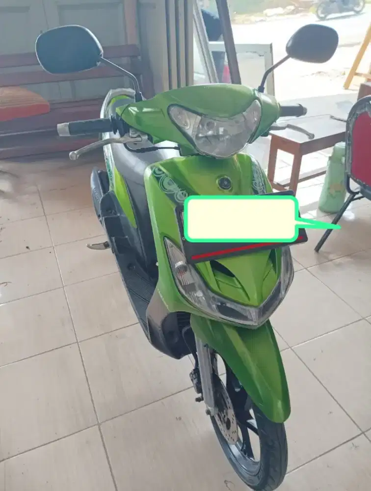 Jual Bu Mio smile th 2010 plt f ss lengkap,msih orisinil,mesin cvt adm