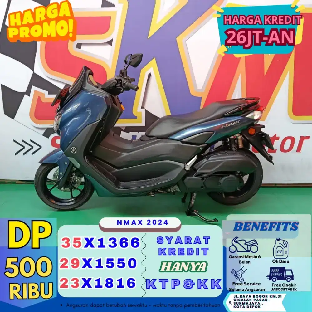 DP 800 Bawa Pulang Yamaha NMAX tahun 2024 bisa Cash /Credit