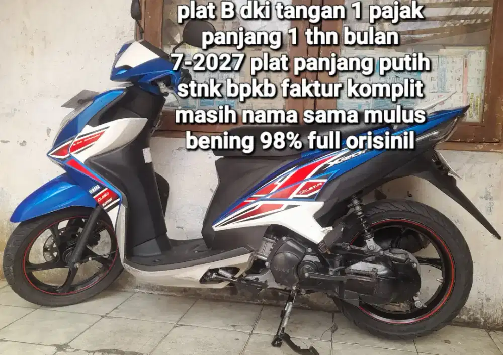 Yamaha Xeon 2013 RC f1 cw asli biru B dki tangan 1 pajak panjang