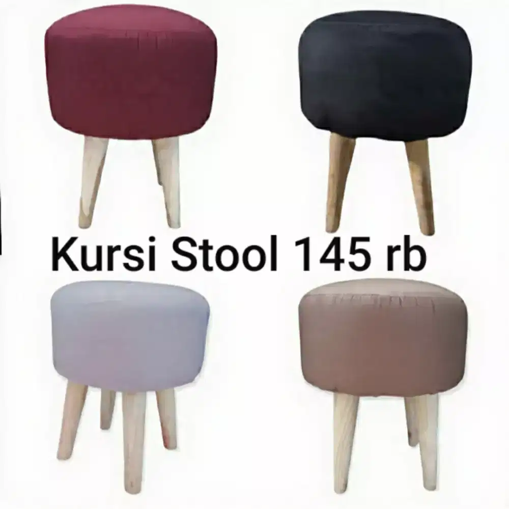 Kursi stool bulat