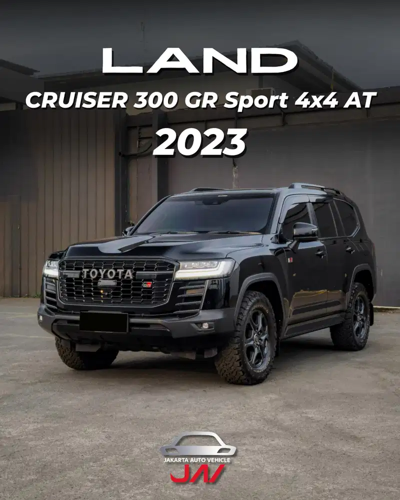 Toyota Land Cruiser 300 GR Sport 4x4 AT 2023 / LOW ODO / LIKE NEW