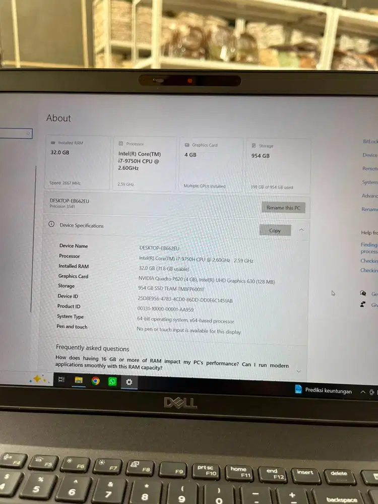 Dell Precision 3541