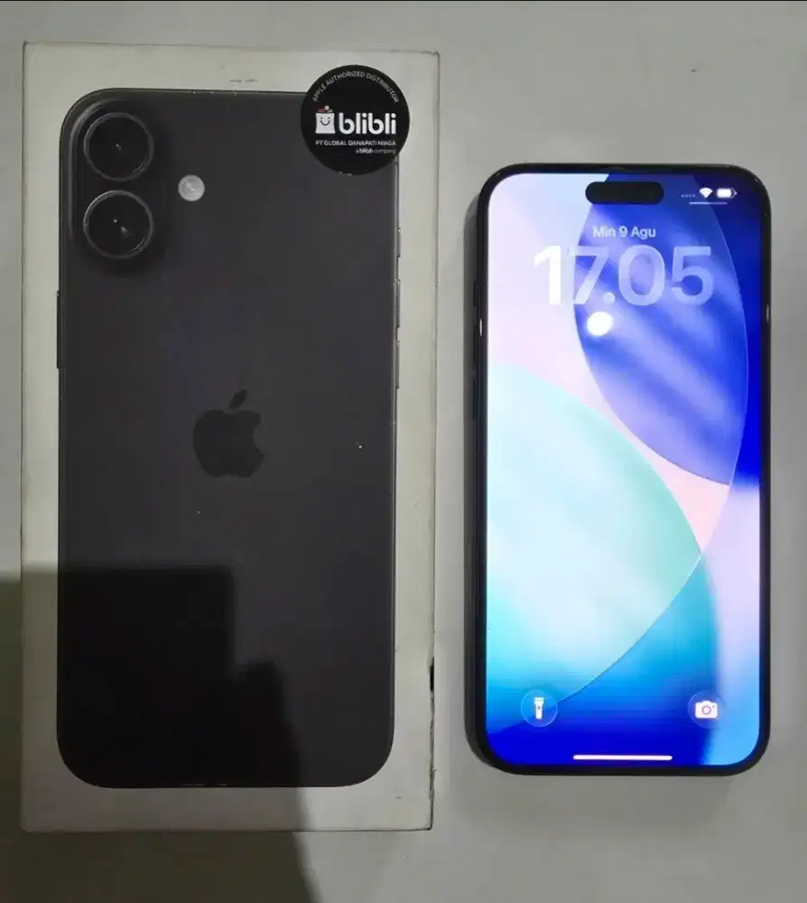 Jual iphone 16plus 256gb ibox bh 100 
CC 119 garansi on bulan 1 2027
