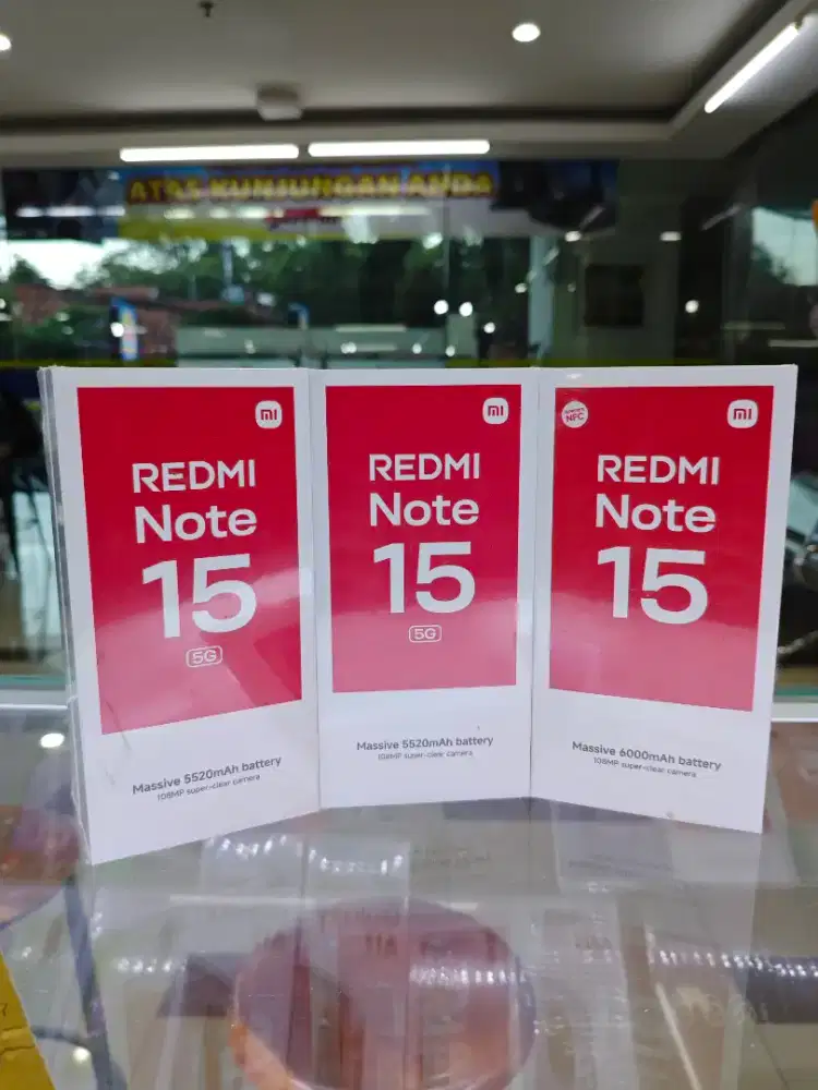 Xiaomi redmi note 15 5G ram 12gb 512gb dannote15 garansi resmi