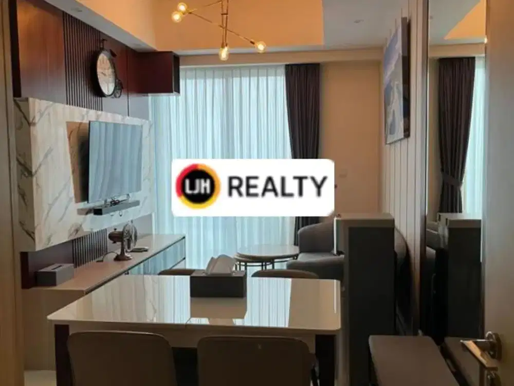 APARTEMEN 3BR FULL FURNISHED MEWAH DI SEDAYU CITY SUITES KELAPA GADING