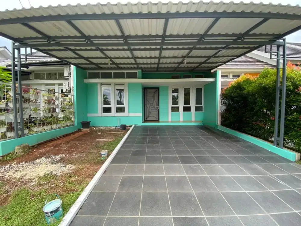 Rumah Full Renovasi Cluster Perumahan Sentraland Paradise Siap Huni Dekat Stasiun KRL Akses Tol Legok Parung Panjang Bogor Legok Cisauk Tangerang  OPL