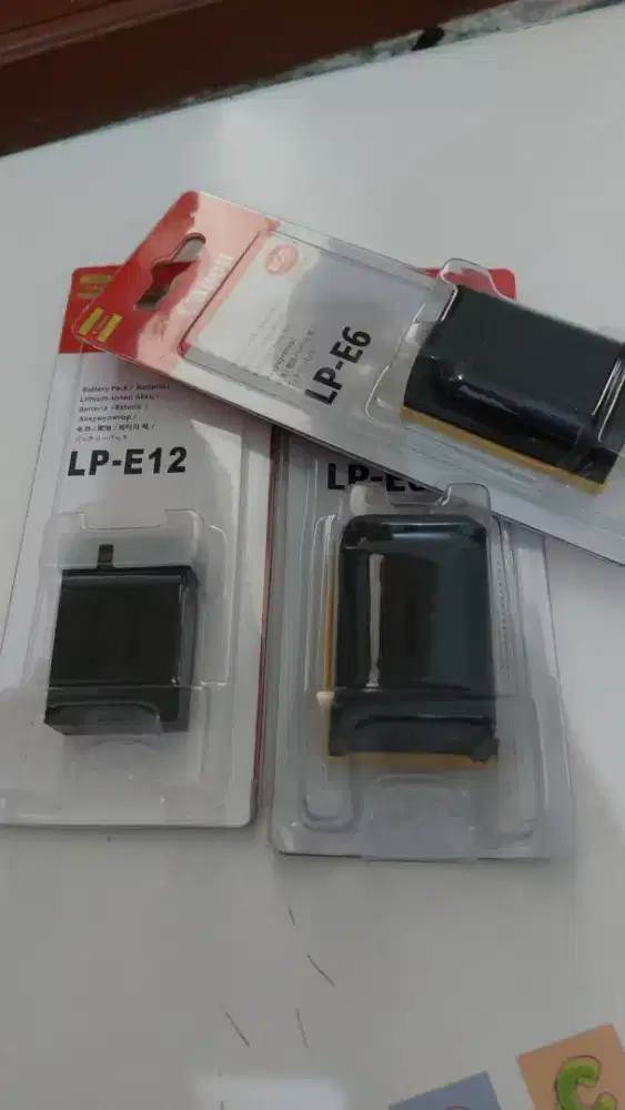 BATERAI CANON LP E6 LP E12