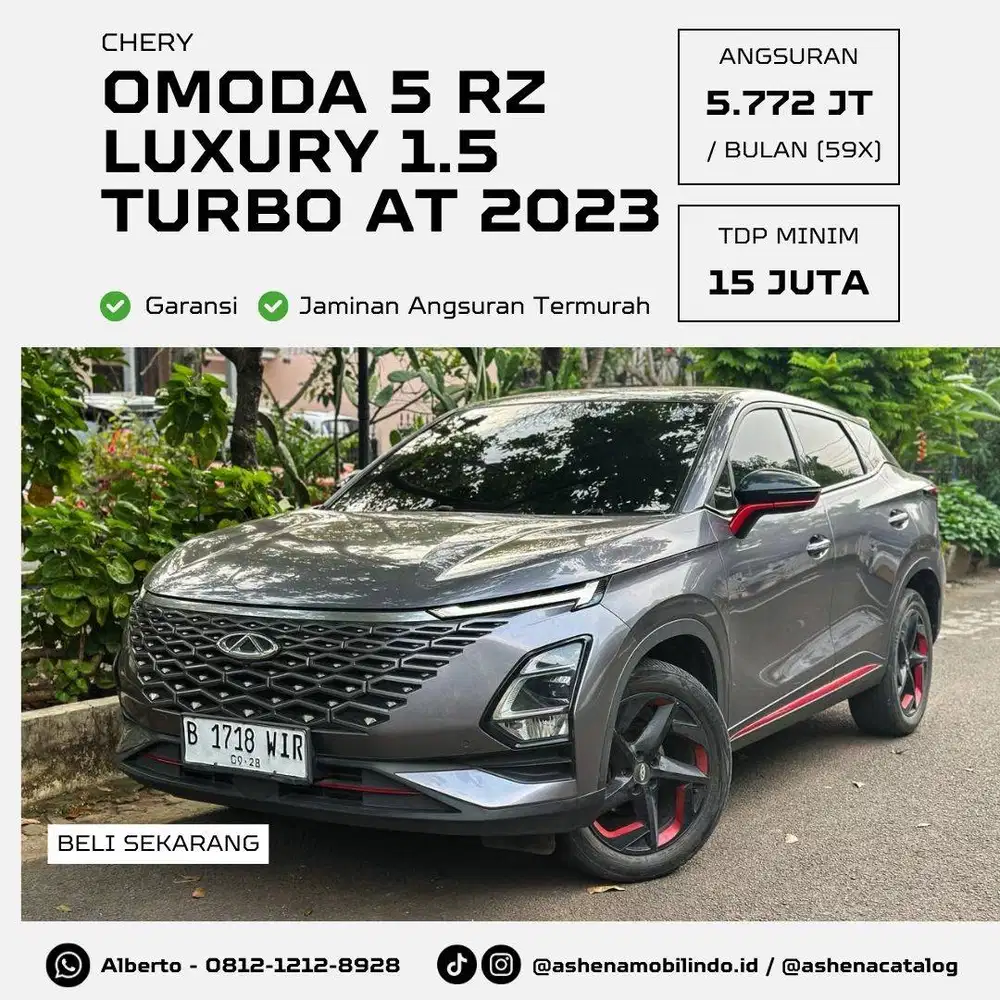 [DP 15JT] Chery Omoda 5 RZ 1.5 Turbo AT Grey Sunroof LOW KM