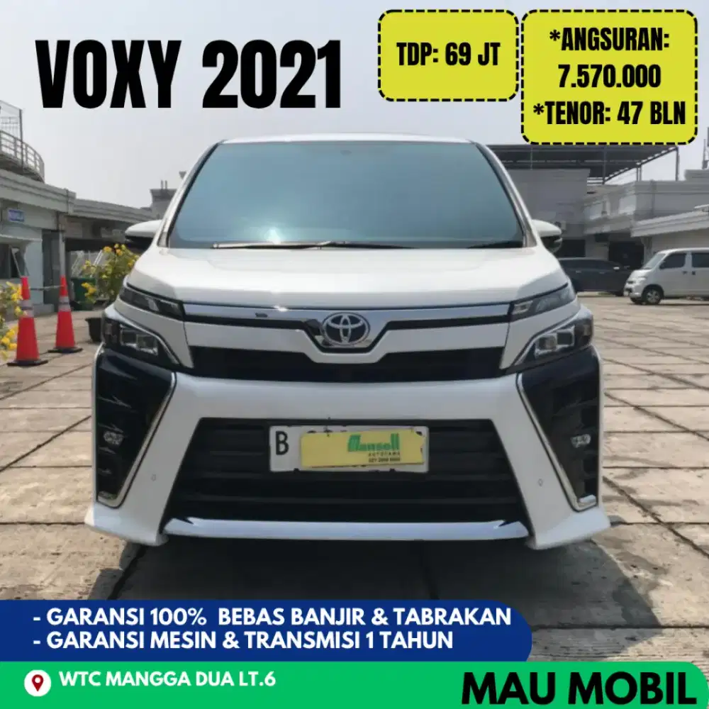 Toyota Voxy 2020/2021/2022 Putih, KM 60rb