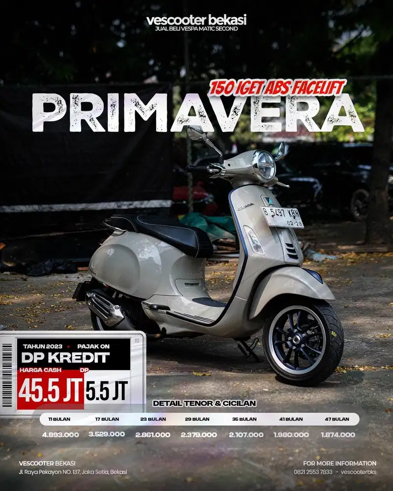 PIAGGIO VESPA MATIC PRIMAVERA 150 IGET ABS FACELIFT 2023