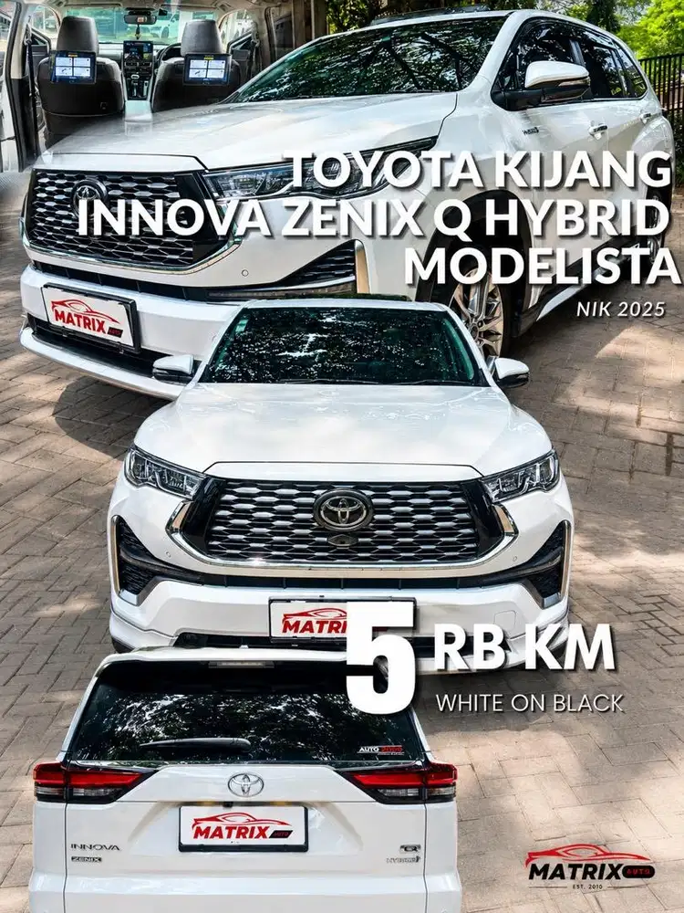 2025[5RB KM] TOYOTA KIJANG INNOVA ZENIX Q HYBRID MODELISTA ! ANTIK