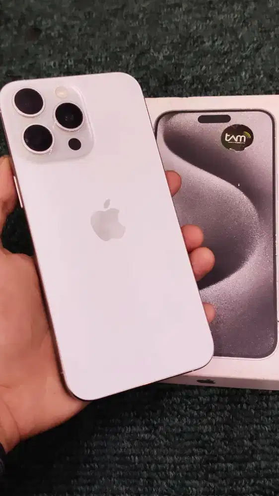 iPhone 15 promax. 256gb iBox. White titanium. Hb88%