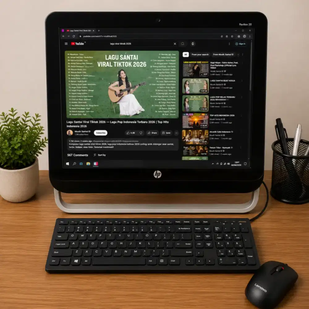 PC AIO HP pavilion.20 core.i5 gen3 Ram8GB/hdd500GB bogor