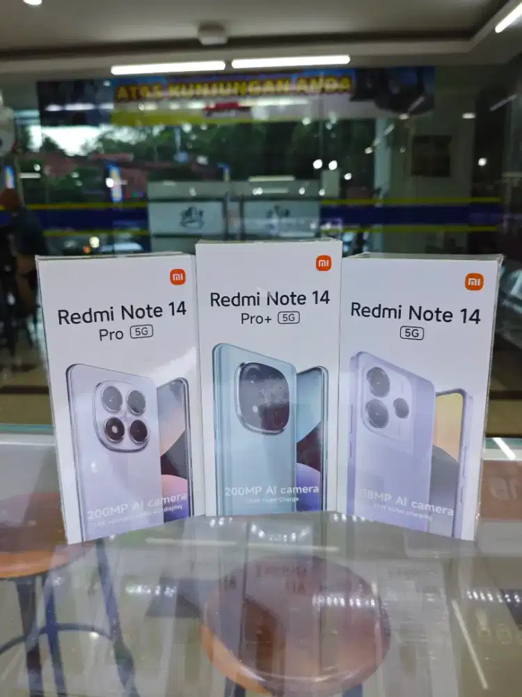 Xiaomi redmi note 14 plus 8/256 layar lengkung dannote14 5G resmi