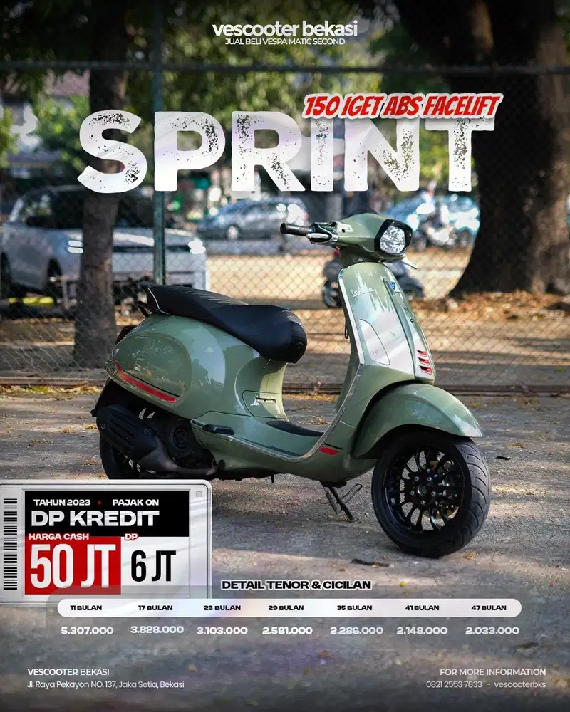 PIAGGIO VESPA MATIC SPRINT S 2023