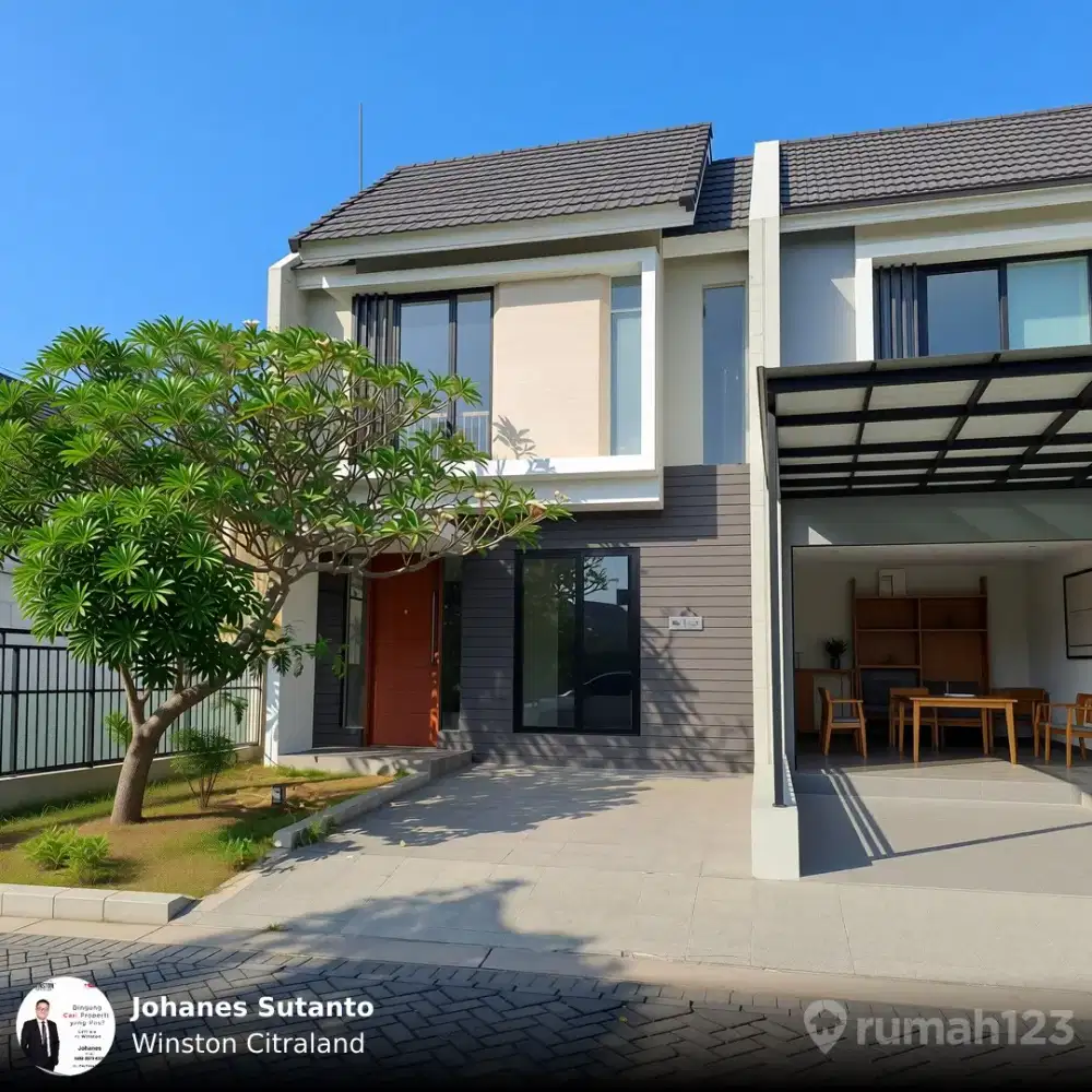 Rumah Sewa North West Lake Citraland Utara Surabaya