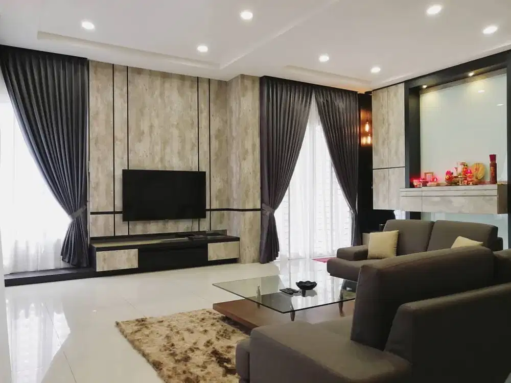 Menerima Pemasangan Gorden Wallpaper Dinding 3D Gordyn Hordeng Korden