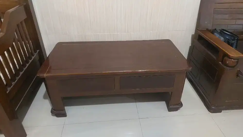 Dijual Meja tamu bahan jati