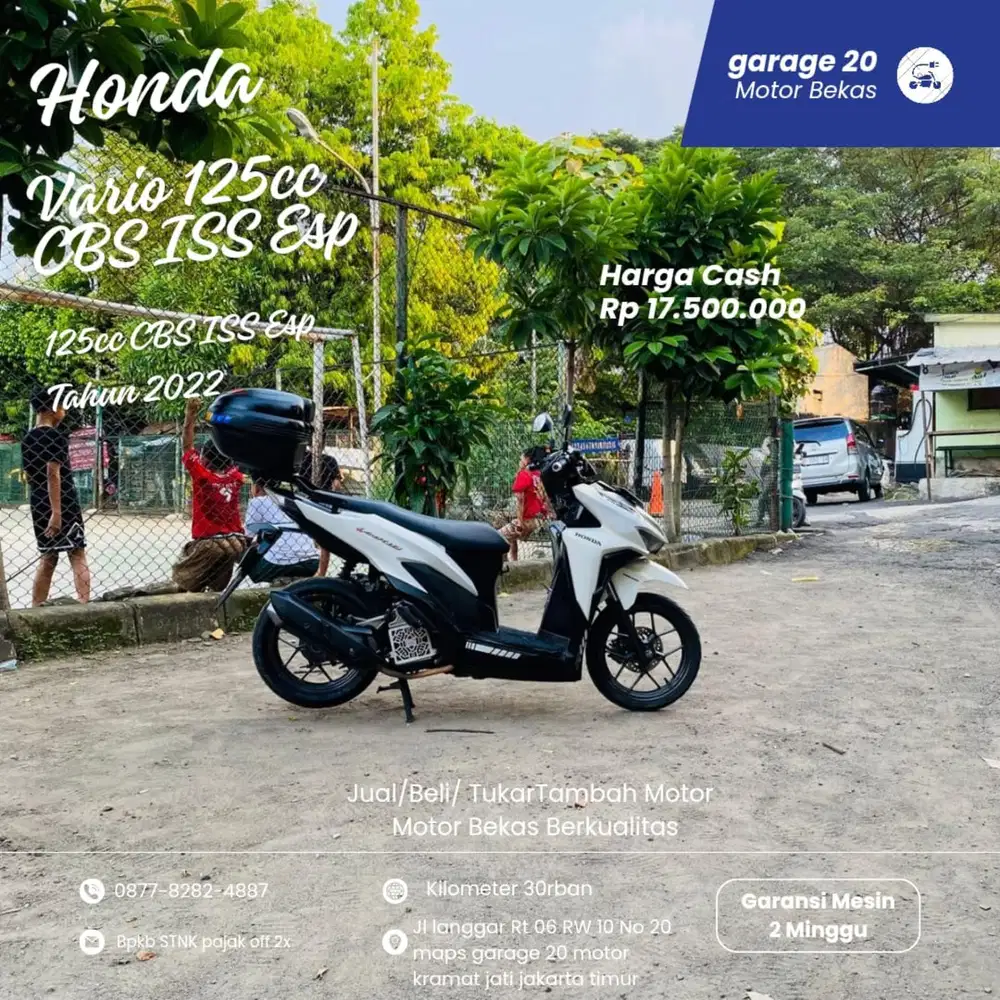 Honda Vario 125cc CBS ISS Esp Fi Tahun 2022