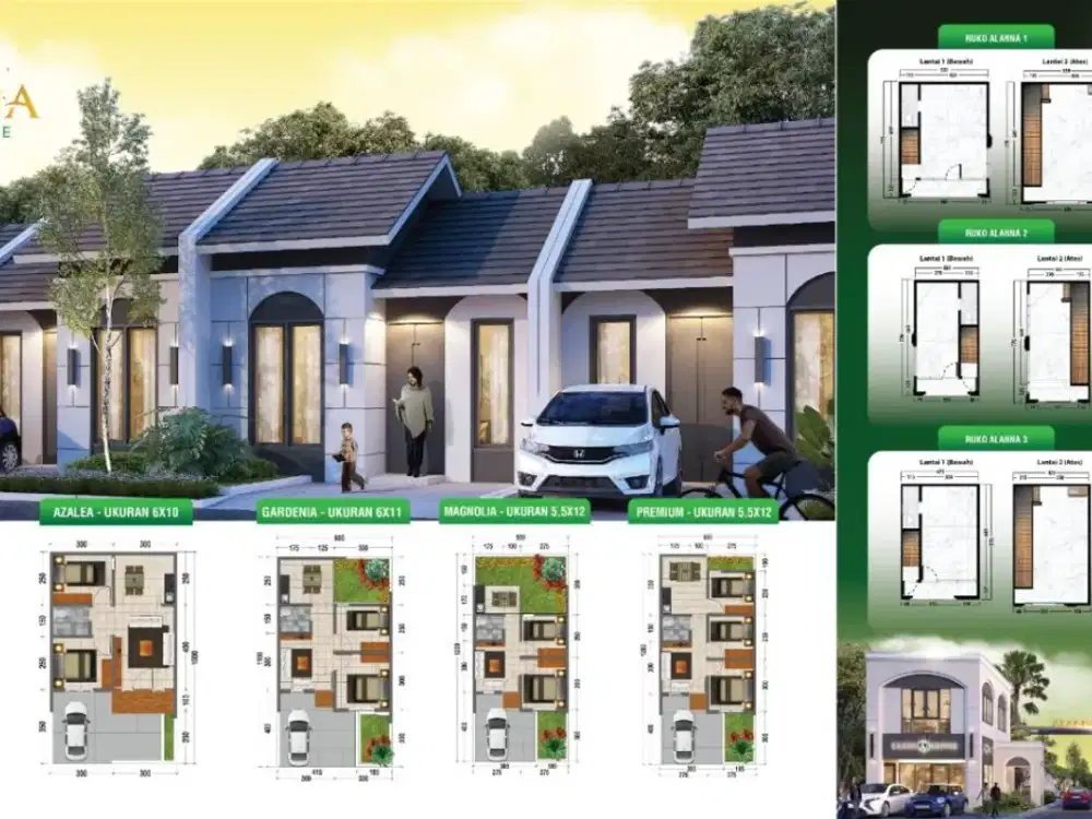 Dijual Rumah Cluster Alanna Residence Tambun Bekasi