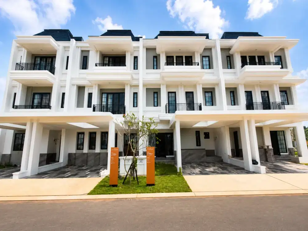 Rumah Mewah Sutera Winona, 3 Lantai Full Marmer + Lift LT 320M² LB 390M², Siap Huni!