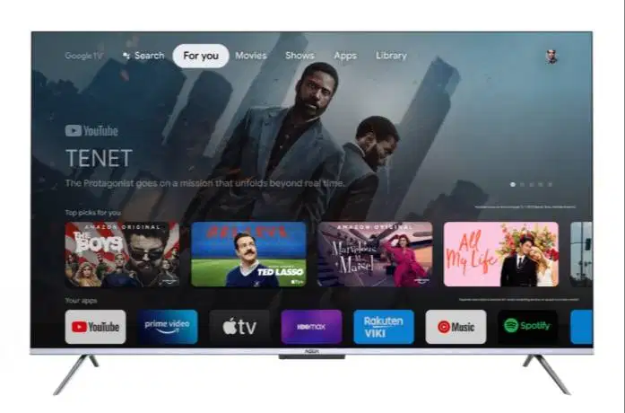TV Aqua Japan AQT55P750UX 55 HQLED | 4K HDR | Google TV