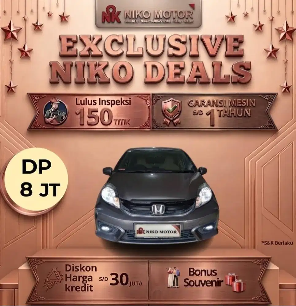 (ANTIK KM34RB) BRIO E 2017 MT : 2014|2015|2016|2018