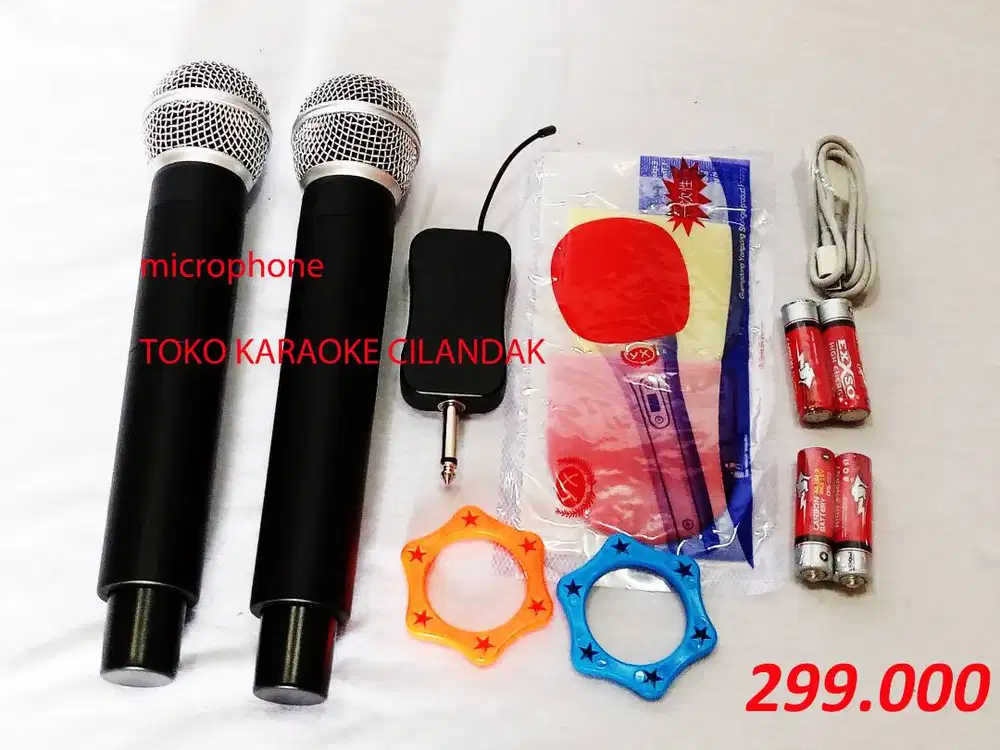 paket microphone wirles double mic