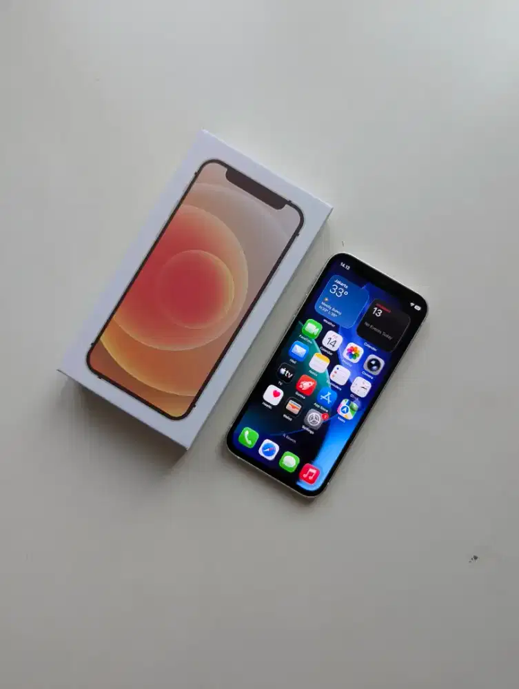 iPhone 12 Mini 128 GB Mulus Full Set Ex inter All Operator
