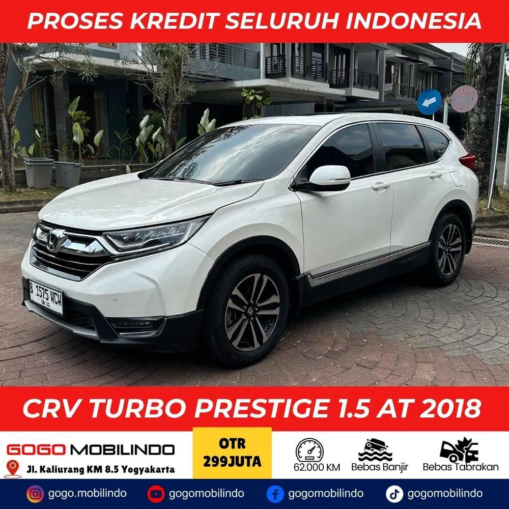 CRV TURBO PRESTIGE 1.5 AT 2018 Low km Panoramic roof