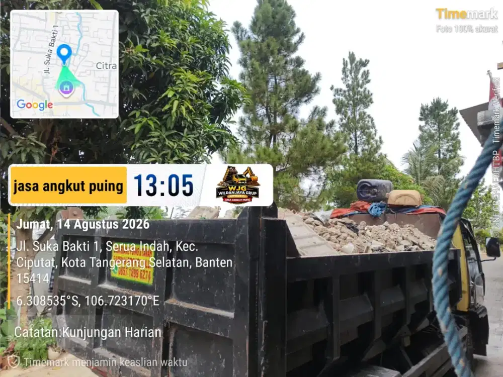 Jasa buang puing dan angkut sampah