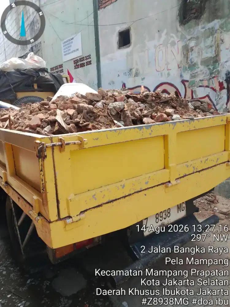 Jasa buang puing sampah