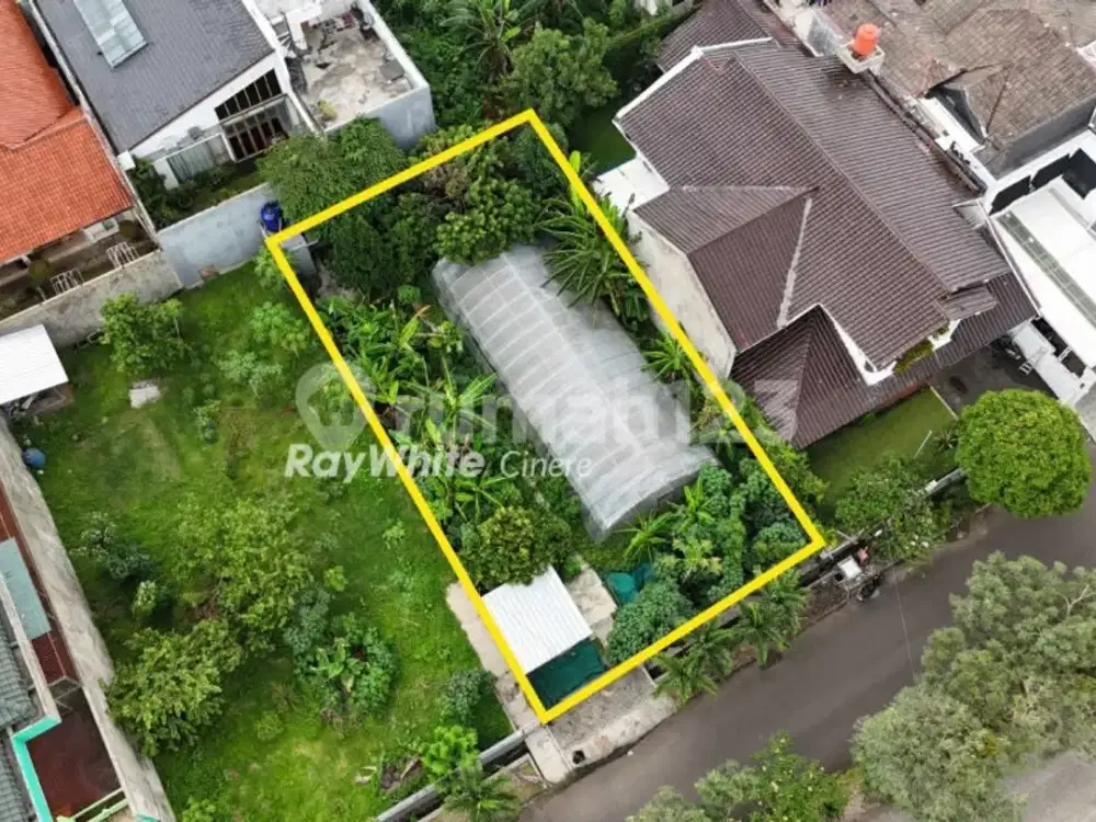 Dijual Tanah 450 m2 Akses Jalan Lebar di Cinere