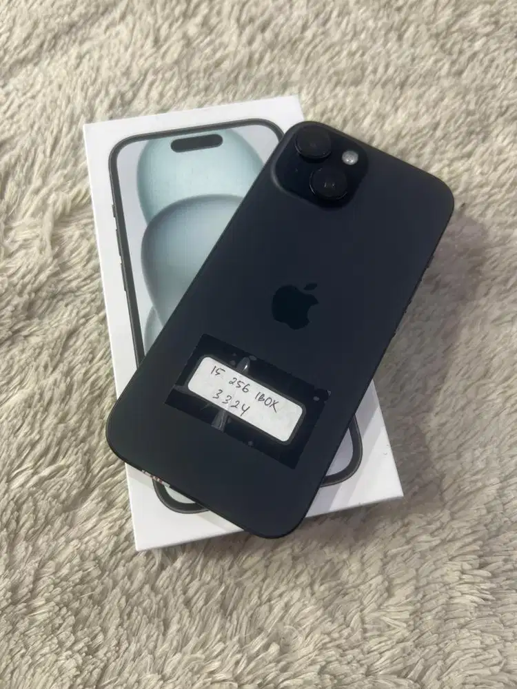 Iphone 15 256 gb ibox fullset oem mulus