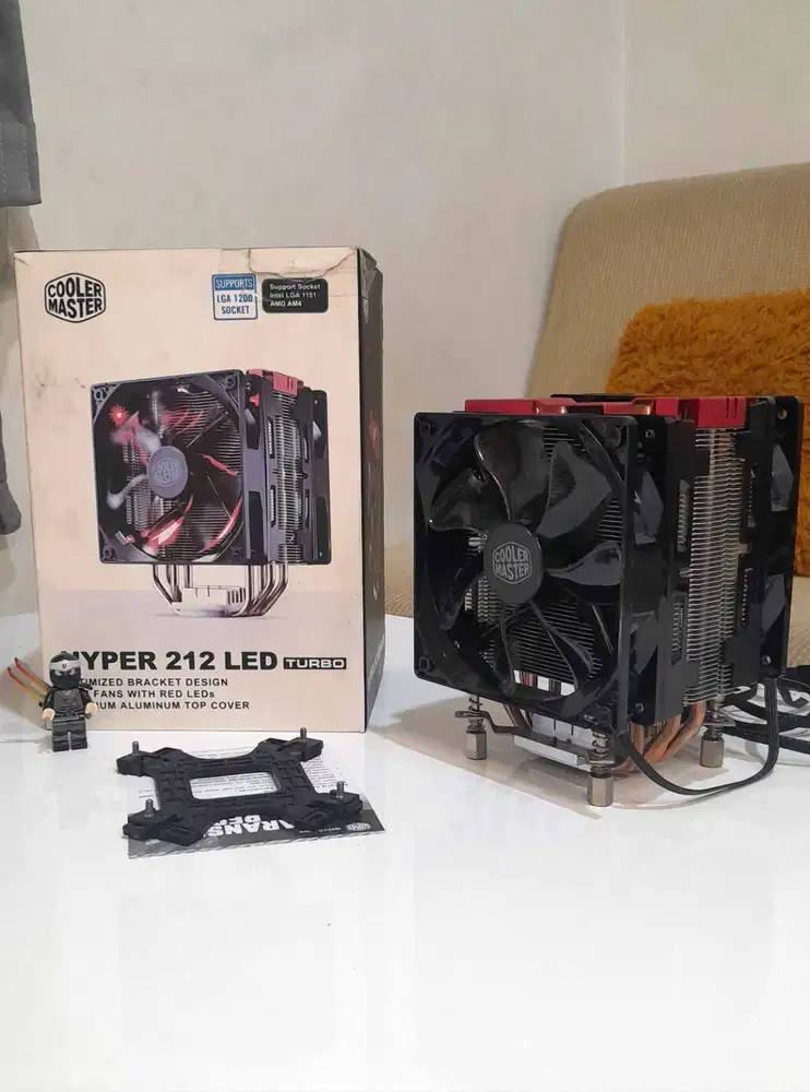 Fan Prosessor Kipas Prosessor Cooler Master Hyper 212 TURBO Dual Fan