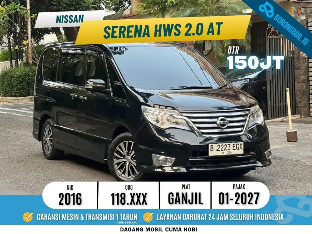 SERENA 2.0 HWS AT 2016 MOBIL KELUARGA MURAH