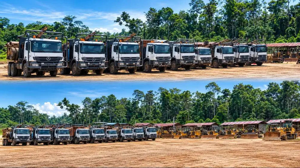 DIJUAL BERBAGAI JENIS ALAT BERAT & HEAVY EQUIPMENT (1 PAKET)
