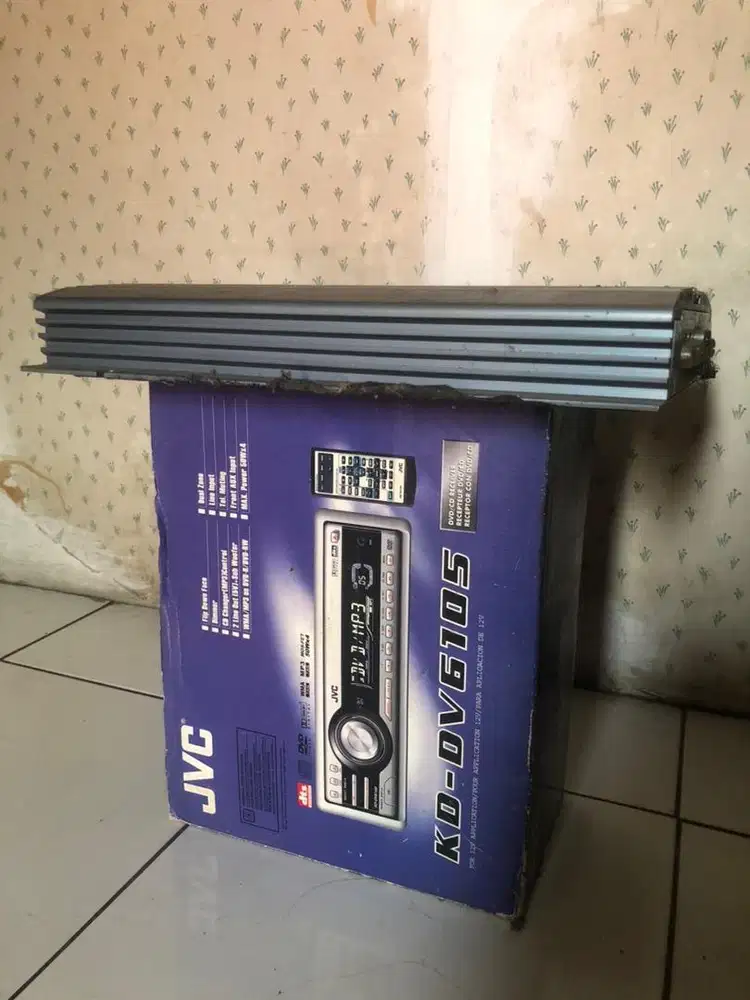 PAKET AUDIO MOBIL – JVC + POWER HOLLYWOOD + MONITOR ORIS 7