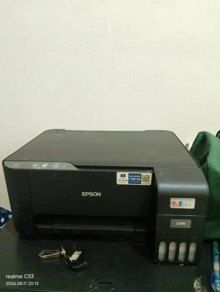 Epson L3210 (Print,Scan & Fotocopy) Tinggal pake print ok.