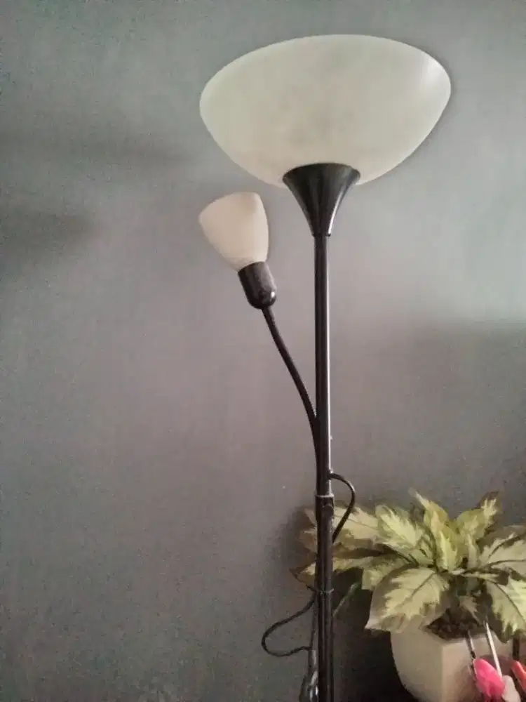 Di jual lampu Stand double 2 lamp